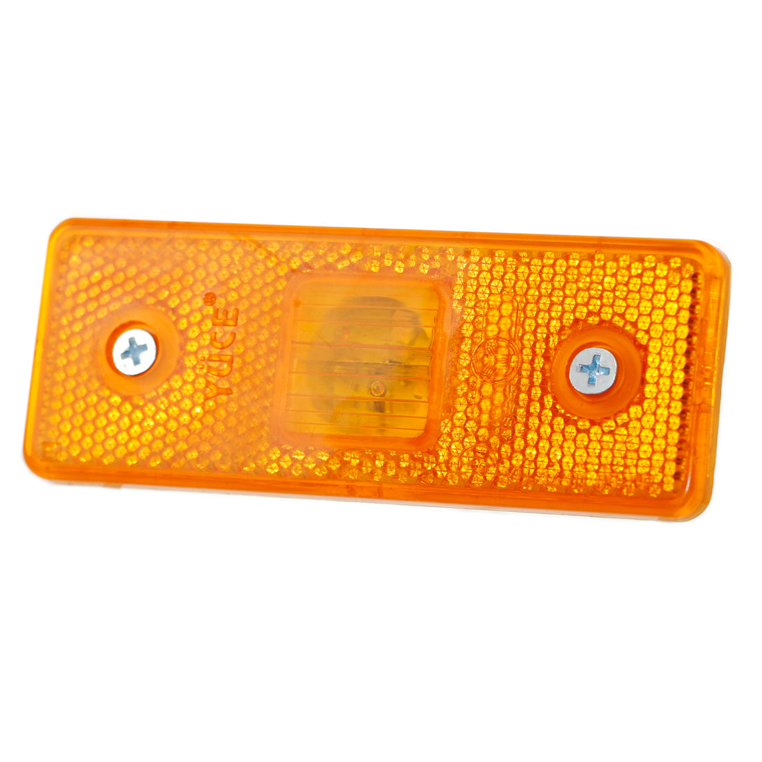 Gelbes LED-Umrisslicht 12/24 V, 4 LEDs, 110 x 42 x 6 mm