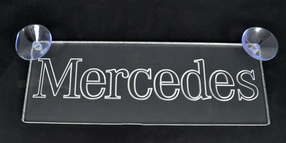 Rundes Schild, geeignet für Mercedes – 250 mm Durchmesser