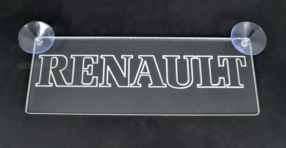 Кръгъл знак – диаметър 250 mm, подходящ за Renault
