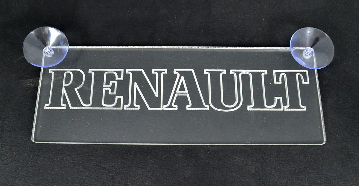 Кръгъл знак – диаметър 250 mm, подходящ за Renault