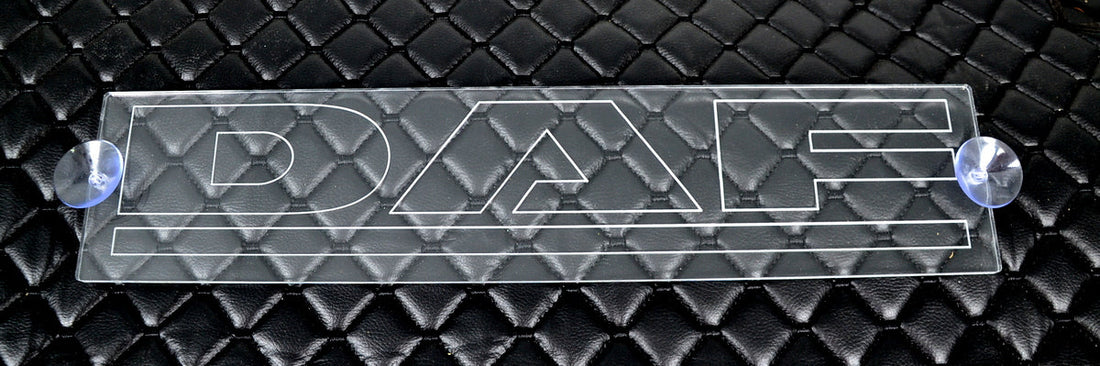Laser-Cut Decorative Sign – 500 mm Length, Suitable for DAF