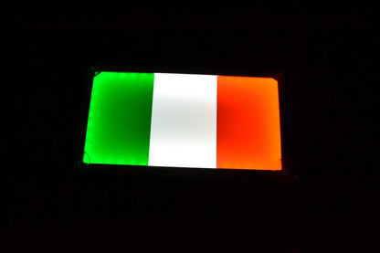 3D Ireland декоративна LED табела зелено, бяло, оранжево 12V 17 x 31 x 2.5 cm