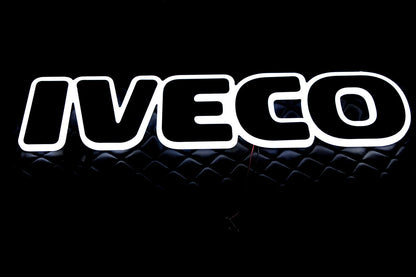 Φωτιζόμενο σήμα μάσκας εμπρός – κατάλληλο για Iveco, λευκό φως, 24 V, 60×13×2 cm