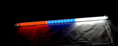 Λάμπα LED σωληνωτή σήμανσης, 50 cm, λευκό/μπλε/κόκκινο, 12/24 V, για αυτοκίνητα και φορτηγά οχήματα