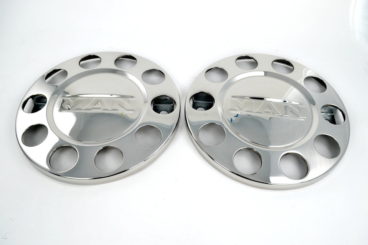 Enjoliveur de roue intégral en acier inoxydable – Jante 22,5", adapté pour Renault