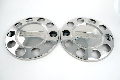 Enjoliveur de roue intégral en acier inoxydable – Jante 22,5", adapté pour Renault