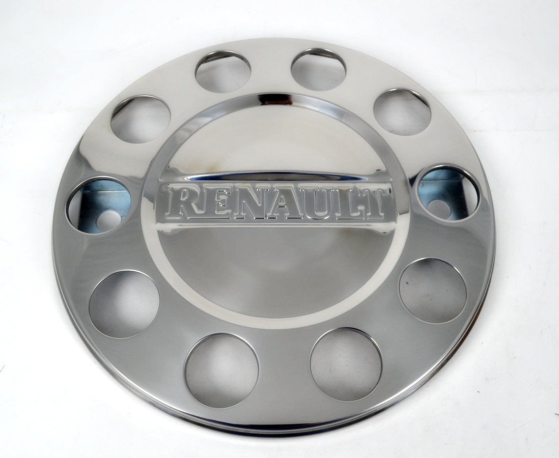 Enjoliveur de roue intégral en acier inoxydable – Jante 22,5", adapté pour Renault