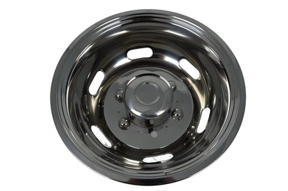 Full Wheel Cover Set suitable for Iveco Daily Bus – 16" Stainless Steel, Front and Rear, Mounting Kit Included