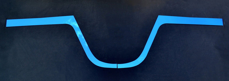 Headlight Eyebrow Trims – Mercedes Actros MP4, Blue