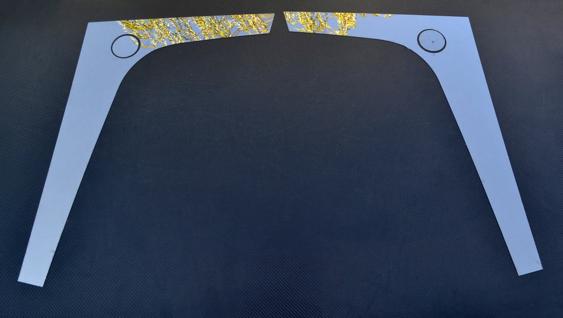 Untere Frontgrillblende – 2-teiliges Set in Schwarz geeignet für Mercedes MP4