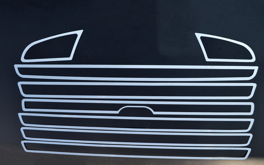 Front Grille Trim Frame Kit – 8 Pieces, Stainless Steel, suitable for Scania R 2004–2009