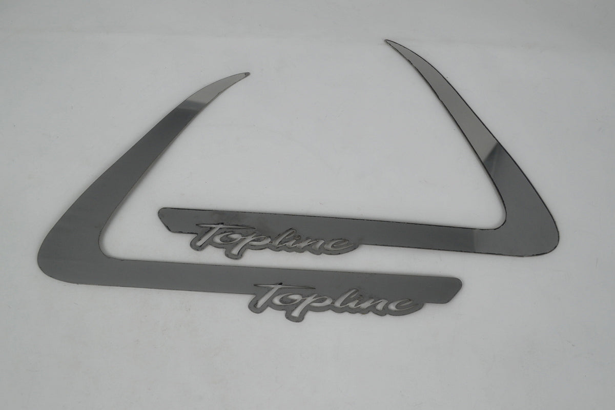 Door Handle Decoration – suitable for Scania Topline R 2004–2016, Stainless Steel, Set of 2