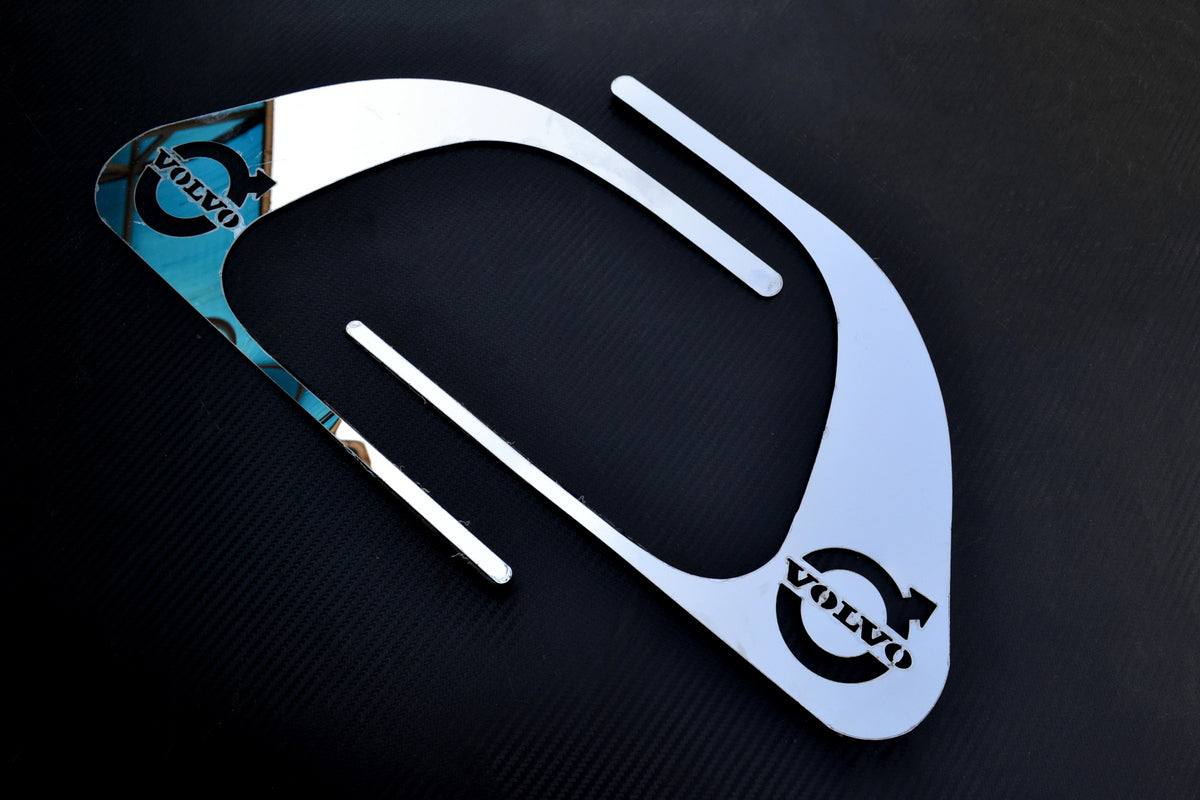 Door Handle Decoration Kit – suitable for Volvo FL, Stainless Steel, 310 x 210 mm, Set of 2