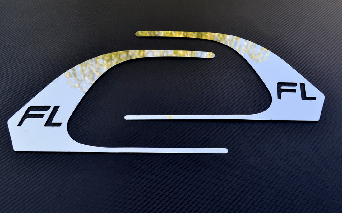 Door Handle Decoration Kit – suitable for Volvo FL, Stainless Steel, 310 x 210 mm, 2 Pieces