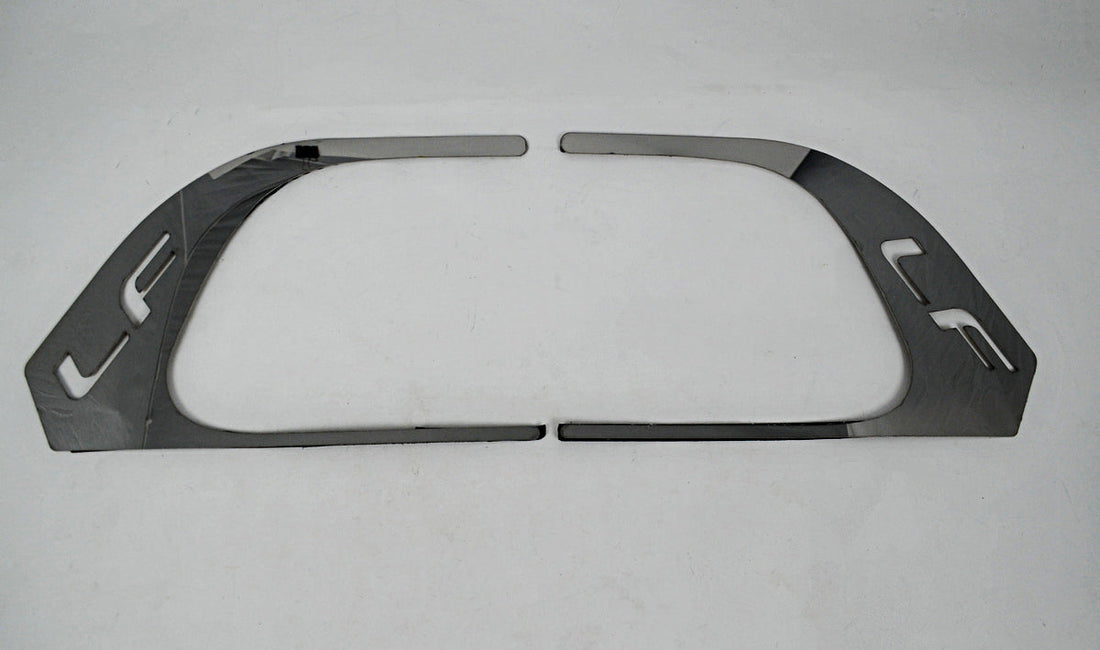 Enjoliveurs de poignée de porte en acier inoxydable adaptés pour camions DAF LF, finition miroir, jeu de 2 pièces, 310 mm x 210 mm