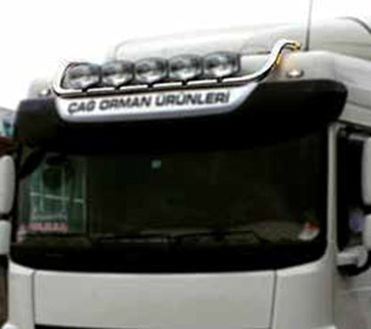 Προφυλακτήρας οροφής (Upper Roof Bull Bar) – κατάλληλο για DAF XF106 Standard Cab, ανοξείδωτο ατσάλι 60 mm