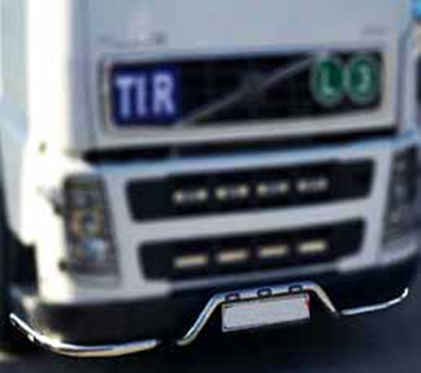 Arceau de protection avant sous pare-chocs – 3 pièces, inox 60 mm, adapté pour Volvo FH2/FH3