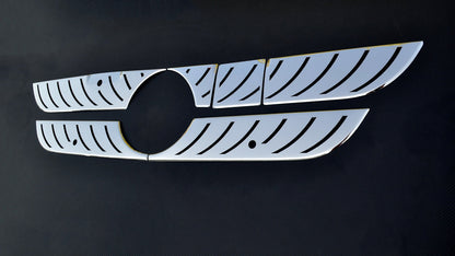 Frontkühlergrill-Zierleistensatz – geeignet für Mercedes Axor 2011–2016, 6-teilig, aus gestanztem Edelstahl