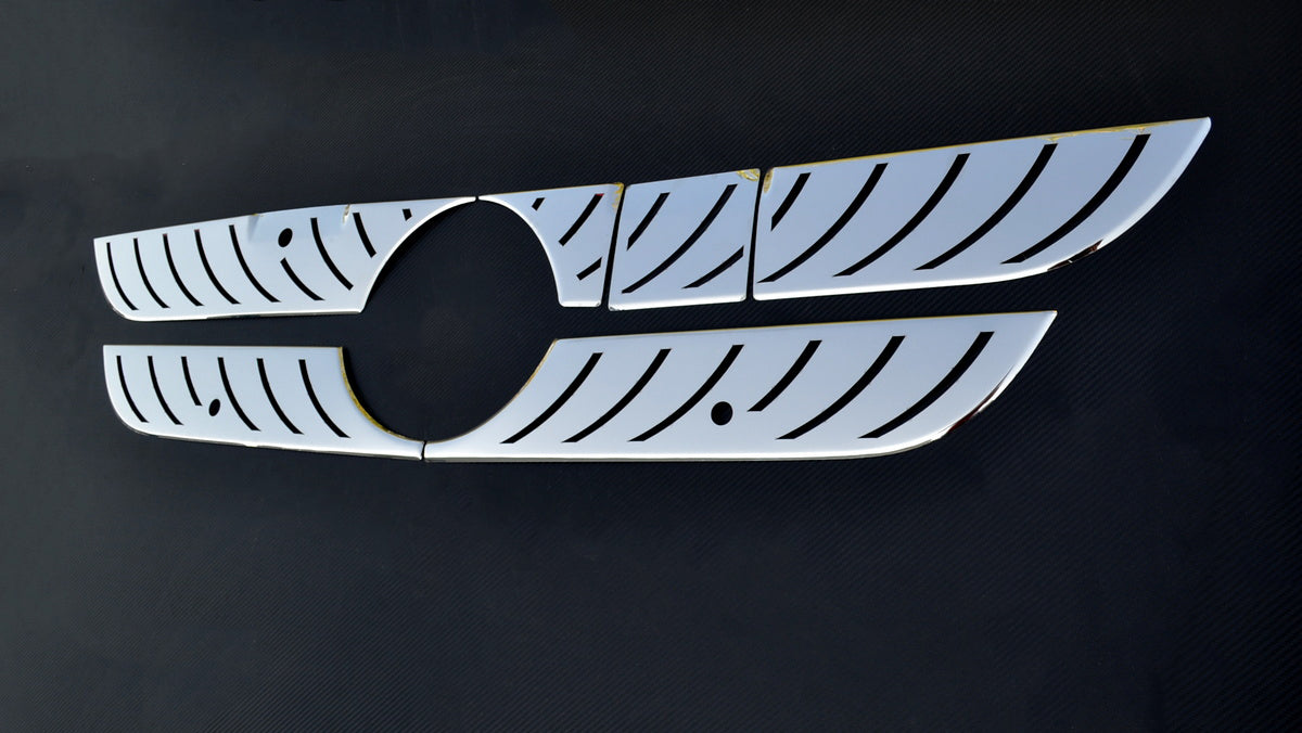 Frontkühlergrill-Zierleistensatz – geeignet für Mercedes Axor 2011–2016, 6-teilig, aus gestanztem Edelstahl