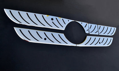 Frontkühlergrill-Zierleistensatz – geeignet für Mercedes Axor 2011–2016, 6-teilig, aus gestanztem Edelstahl