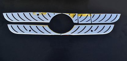 Frontkühlergrill-Zierleistensatz – geeignet für Mercedes Axor 2011–2016, 6-teilig, aus gestanztem Edelstahl