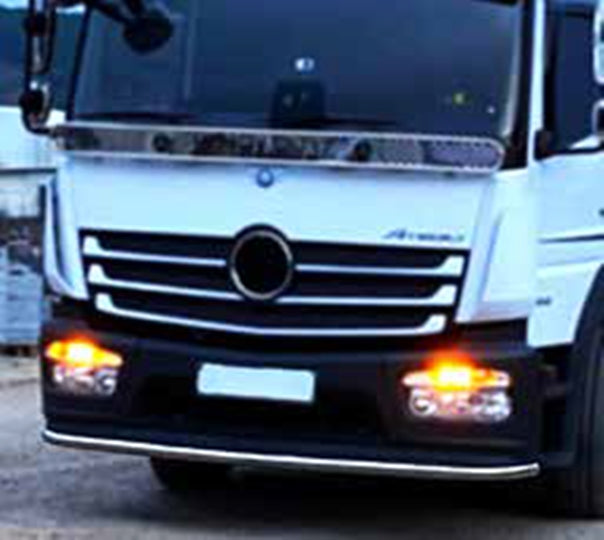 Front Under-Bumper Bull Bar – Stainless Steel 60 mm, suitable for Mercedes Atego