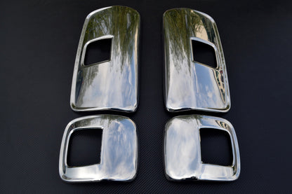 Σετ καλυμμάτων καθρεφτών – κατάλληλο για Mercedes Axor, ανοξείδωτο ατσάλι, 4 τεμάχια