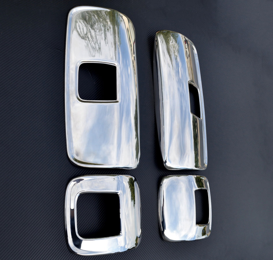 Σετ καλυμμάτων καθρεφτών – κατάλληλο για Mercedes Axor, ανοξείδωτο ατσάλι, 4 τεμάχια