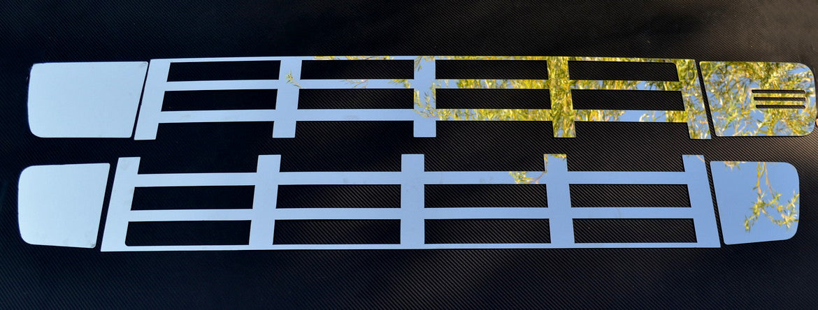 Σετ διακοσμητικών λωρίδων κάτω εμπρός γρίλιας – κατάλληλο για Volvo FH2, ανοξείδωτο ατσάλι, 4 τεμαχίων