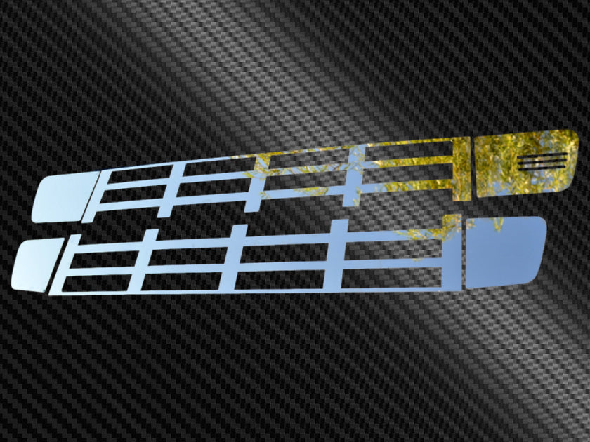 Σετ διακοσμητικών λωρίδων κάτω εμπρός γρίλιας – κατάλληλο για Volvo FH2, ανοξείδωτο ατσάλι, 4 τεμαχίων