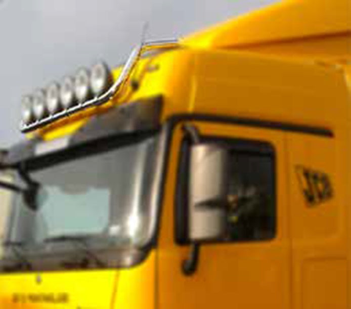 Upper Roof Bull Bar – suitable for Mercedes Actros MP3, Stainless Steel 304, 60 mm