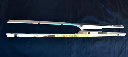 Πλαϊνό διακοσμητικό ντεπόζιτου από ανοξείδωτο ατσάλι – Σετ 2 τεμαχίων, 2300 x 65 mm, κατάλληλο για DAF XF106