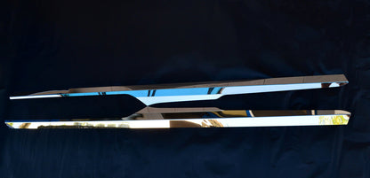 Πλαϊνό διακοσμητικό ντεπόζιτου από ανοξείδωτο ατσάλι – Σετ 2 τεμαχίων, 2300 x 65 mm, κατάλληλο για DAF XF106