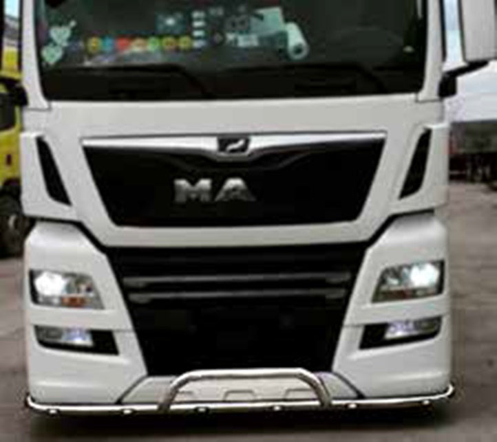 Предна долна ролбара – пълна под бронята, над регистрационния номер, неръждаема стомана 60 mm, подходящ за MAN TGX Euro 6 2015–2019