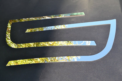 Enjoliveurs de phares – Acier inoxydable, adaptés pour MAN TGX 2021+, 570 x 256 mm, jeu de 2