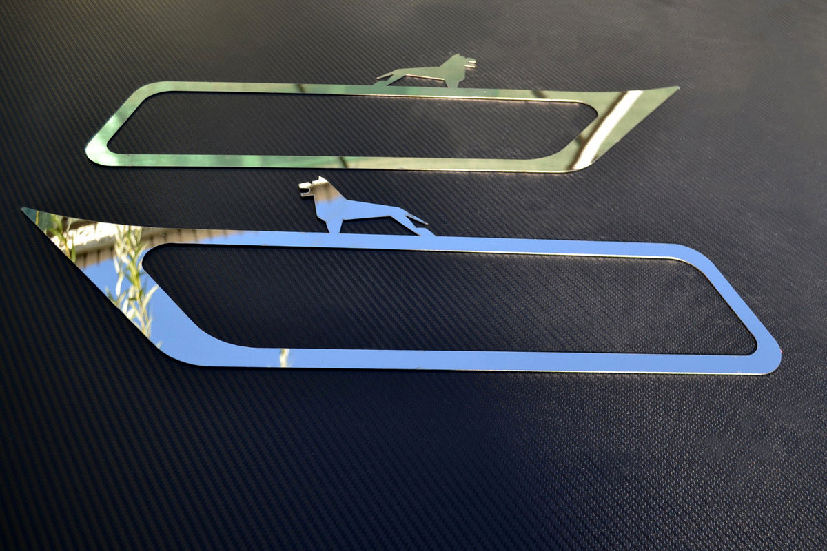 Декоративни лайсни за рамка на халогенни фарове – неръждаема стомана, 2 броя, подходящ за MAN TGX 2021+