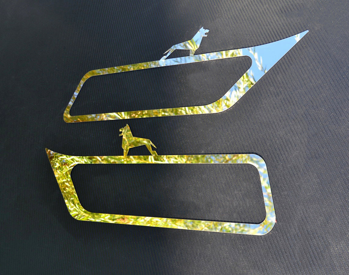 Декоративни лайсни за рамка на халогенни фарове – неръждаема стомана, 2 броя, подходящ за MAN TGX 2021+