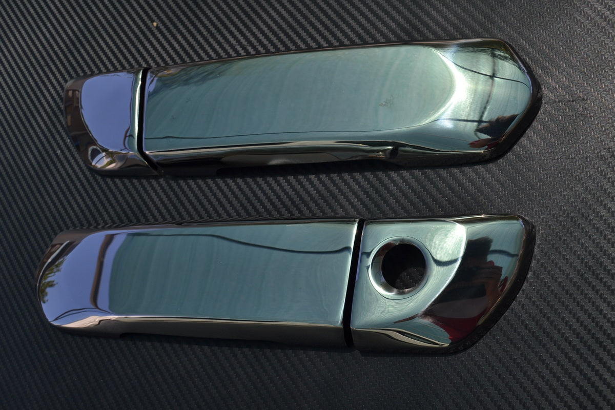 Σετ διακοσμητικών χούφτας πόρτας με ανάγλυφη διαμόρφωση – 4 τεμάχια, ανοξείδωτο ατσάλι, κατάλληλο για Ford F-Max