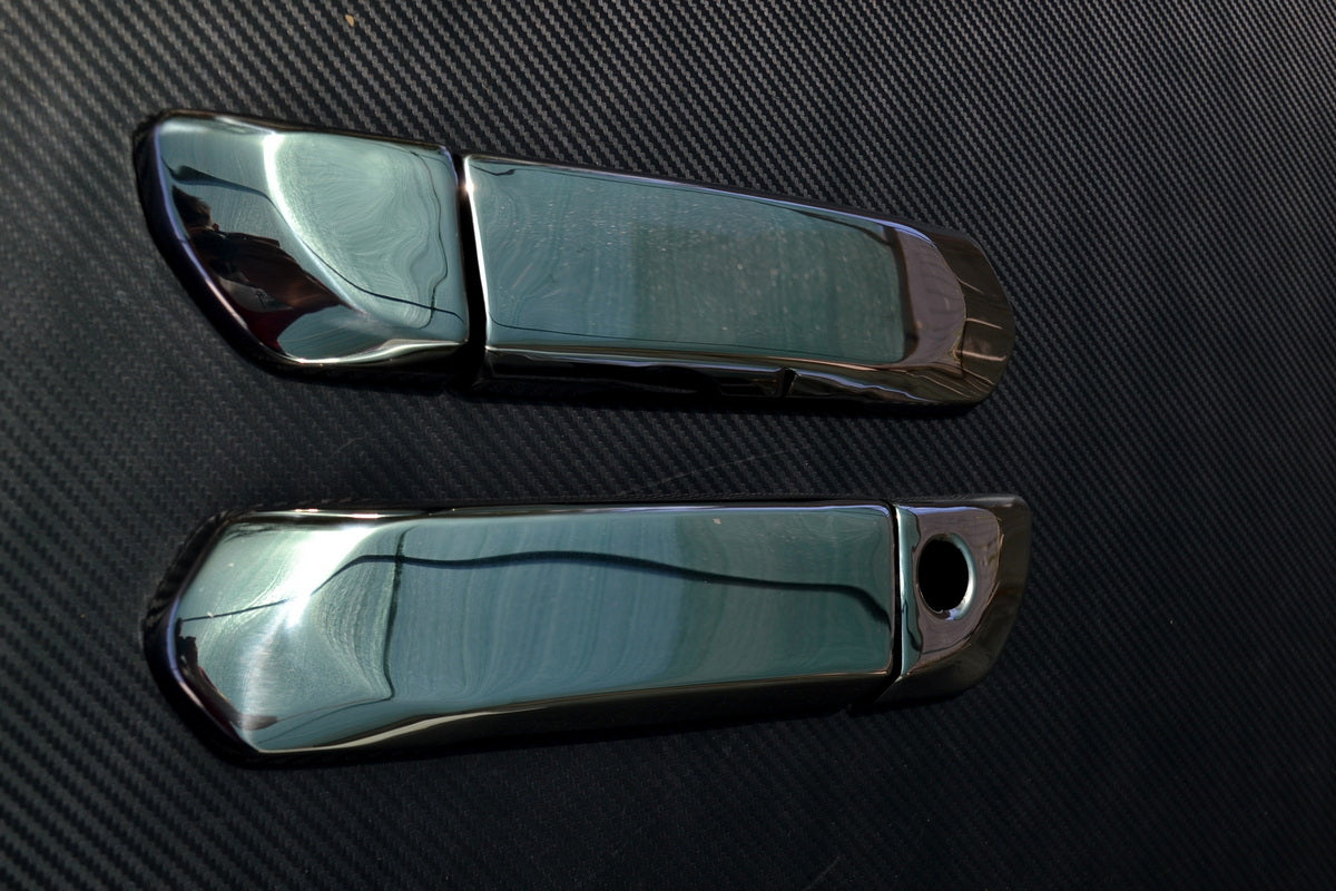 Σετ διακοσμητικών χούφτας πόρτας με ανάγλυφη διαμόρφωση – 4 τεμάχια, ανοξείδωτο ατσάλι, κατάλληλο για Ford F-Max