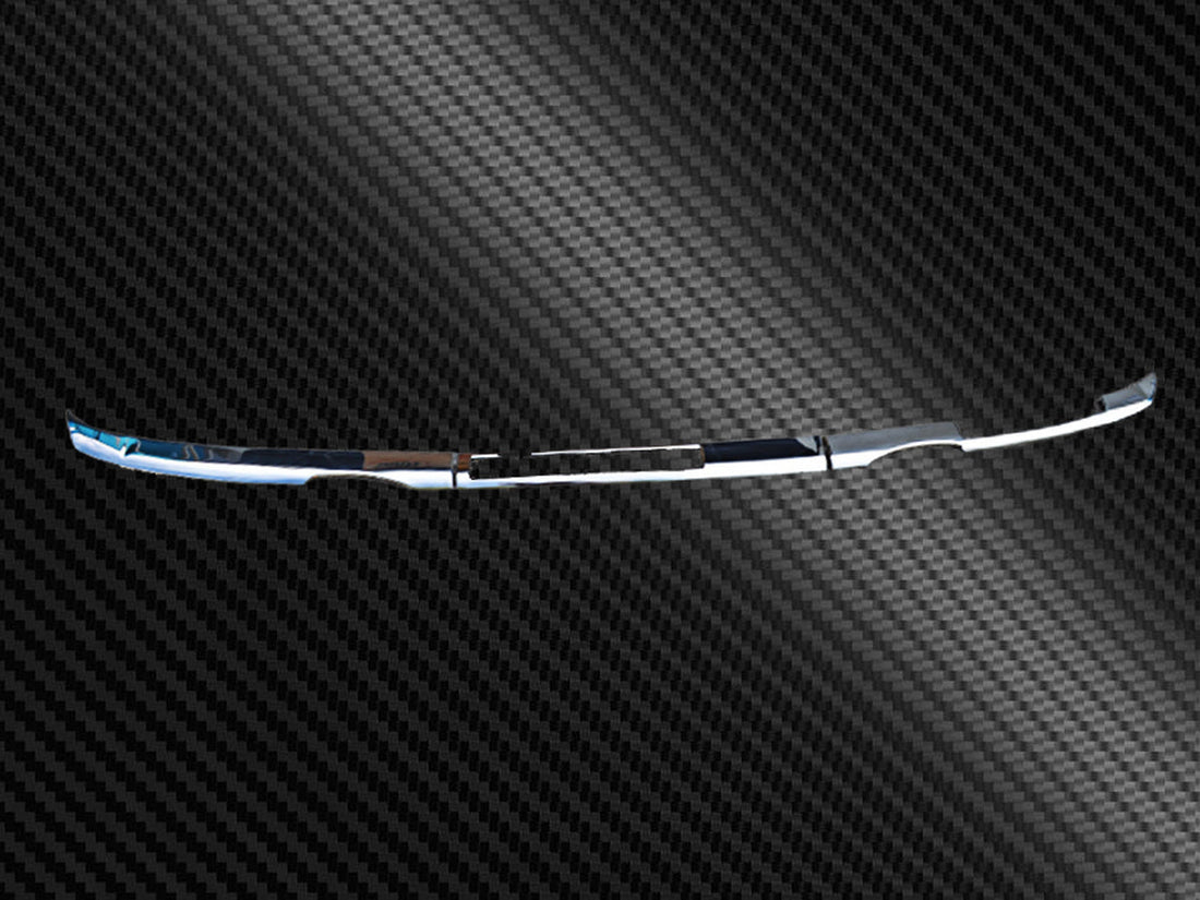 Stainless Steel Windshield Decoration Kit – 3 Pieces, suitable for Scania R 2004–2016