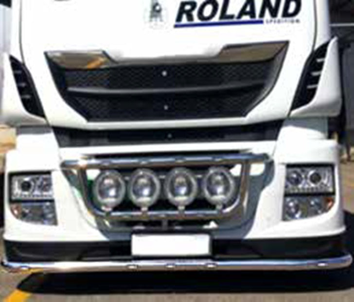 Front Lower Bull Bar – Stainless Steel 60 mm, suitable for Iveco Stralis