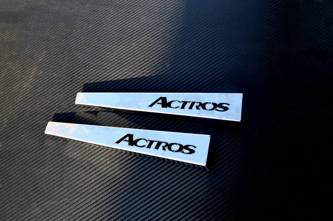 3D Wiper Decorations – Stainless Steel, Set of 2, suitable for Mercedes Actros MP2/MP3