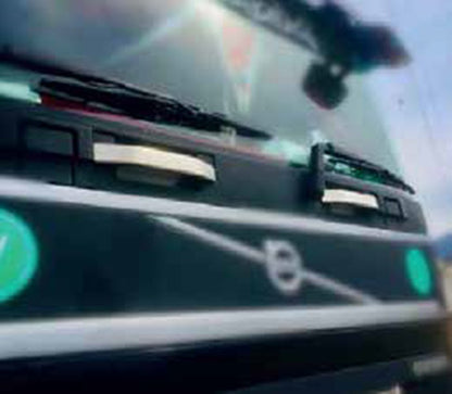 3D Stamped Trim for Grab Handles Under Windscreen – suitable for Volvo FH4 2013–2020