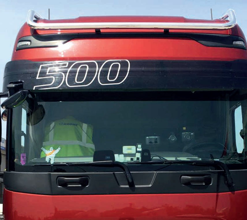 Upper Roof Bull Bar – suitable for Ford F-MAX, Stainless Steel 304, Mounting Hardware and 4 Auxiliary Lamp Brackets