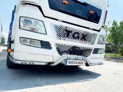 Front Unterfahrschutz – 3-teilig, geeignet für MAN TGX 2010–2015, Edelstahl 60 mm