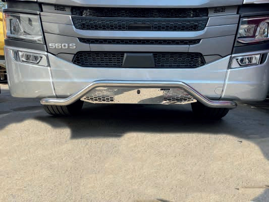 Barre de protection centrale de pare-chocs avant – Section sous pare-chocs adaptée pour Scania S/R