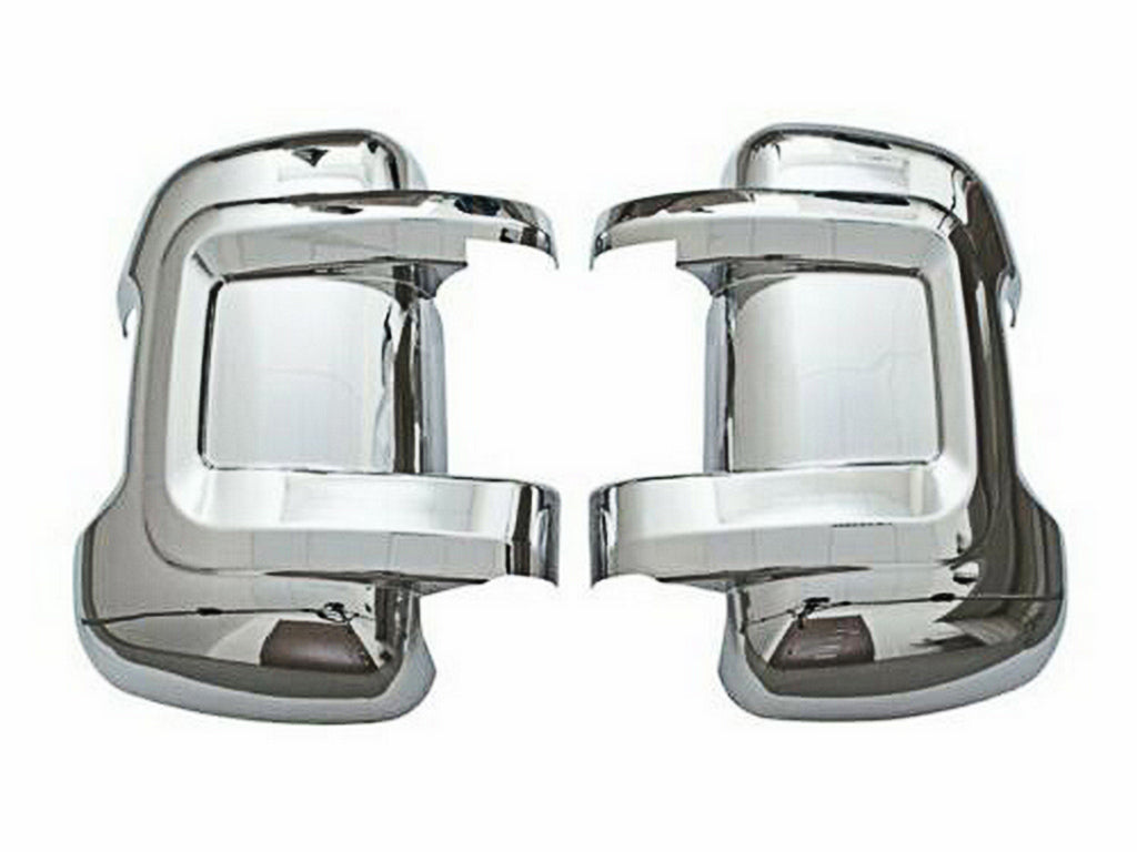 Chrome Mirror Covers – suitable for Fiat Ducato, Peugeot Boxer and Citroën Jumper 2006+, ABS
