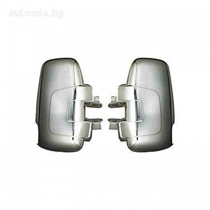 Chrome Mirror Covers – suitable for Fiat Ducato, Peugeot Boxer and Citroën Jumper 2006+, ABS