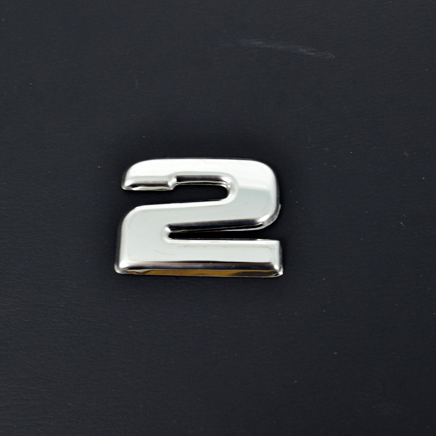 Metal Number 2 Decoration – suitable for Scania S/R 2017+