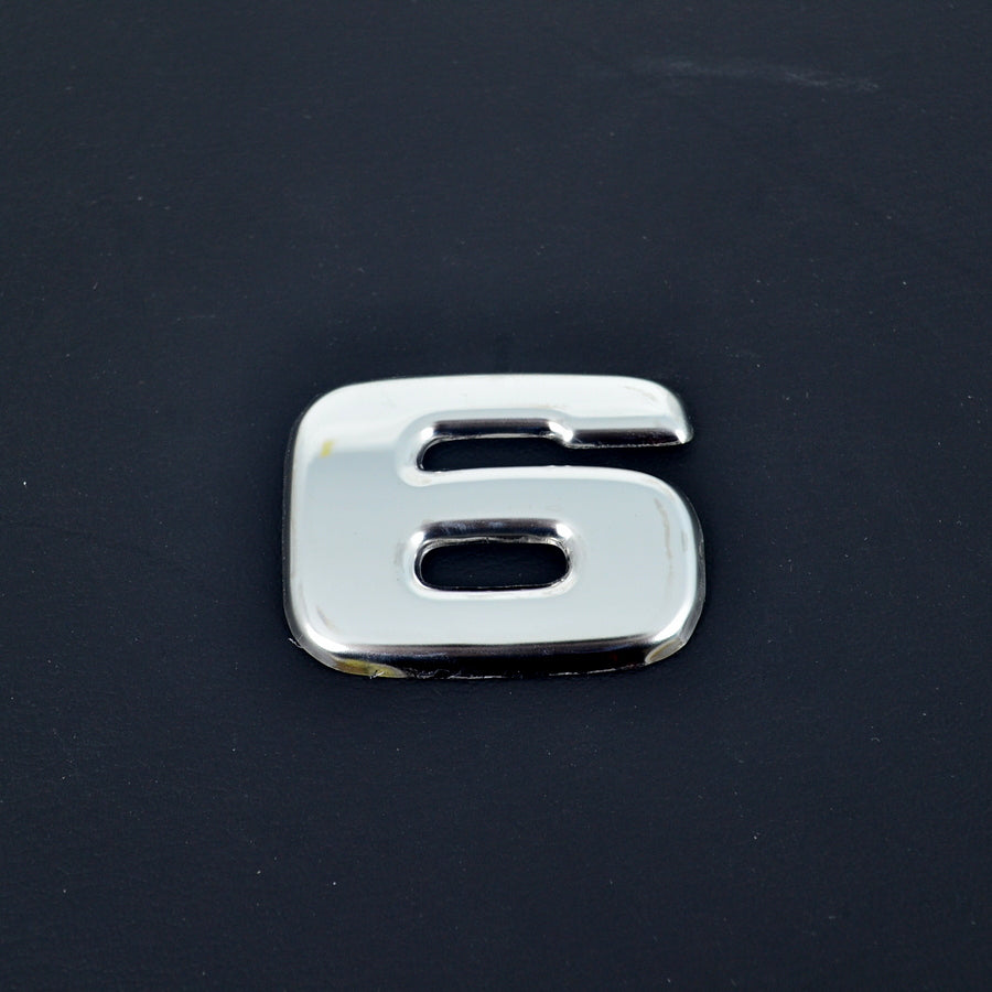 Metal Number 6 Decoration – suitable for Scania S/R 2017+ Trucks